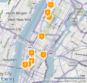 Amazon Locker NYC Map